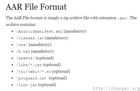 aar File Format